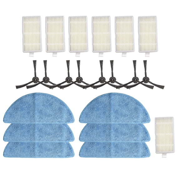 Side Brushes Mop Filter Kit For Zaco V5S Pro V5X For Ilife V5S Pro V5S V5 V3 V3S Vacuum Cleaner Robot Spare Part Home Appliance