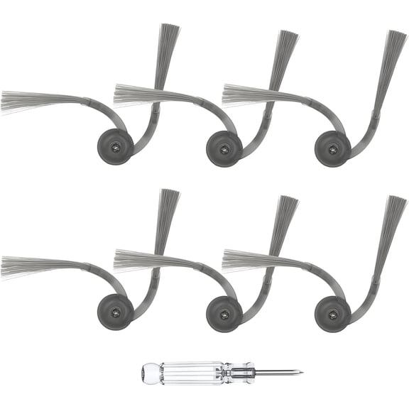 Side Brushes Replacement for Roborock Qrevo Curv Edge Saros 10R 10 QV 35A 6-Pack