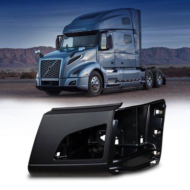 Volvo VNL 2004-2015 Front Bumper Corner Extensions – Left & Right Pair (No Fog Light Holes)