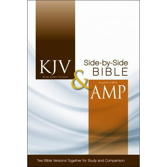 Pre-Owned KJV, Amplified, Side-by-Side Bible, Hardcover, Red Letter Edition (Hardcover) 0310443296 9780310443292