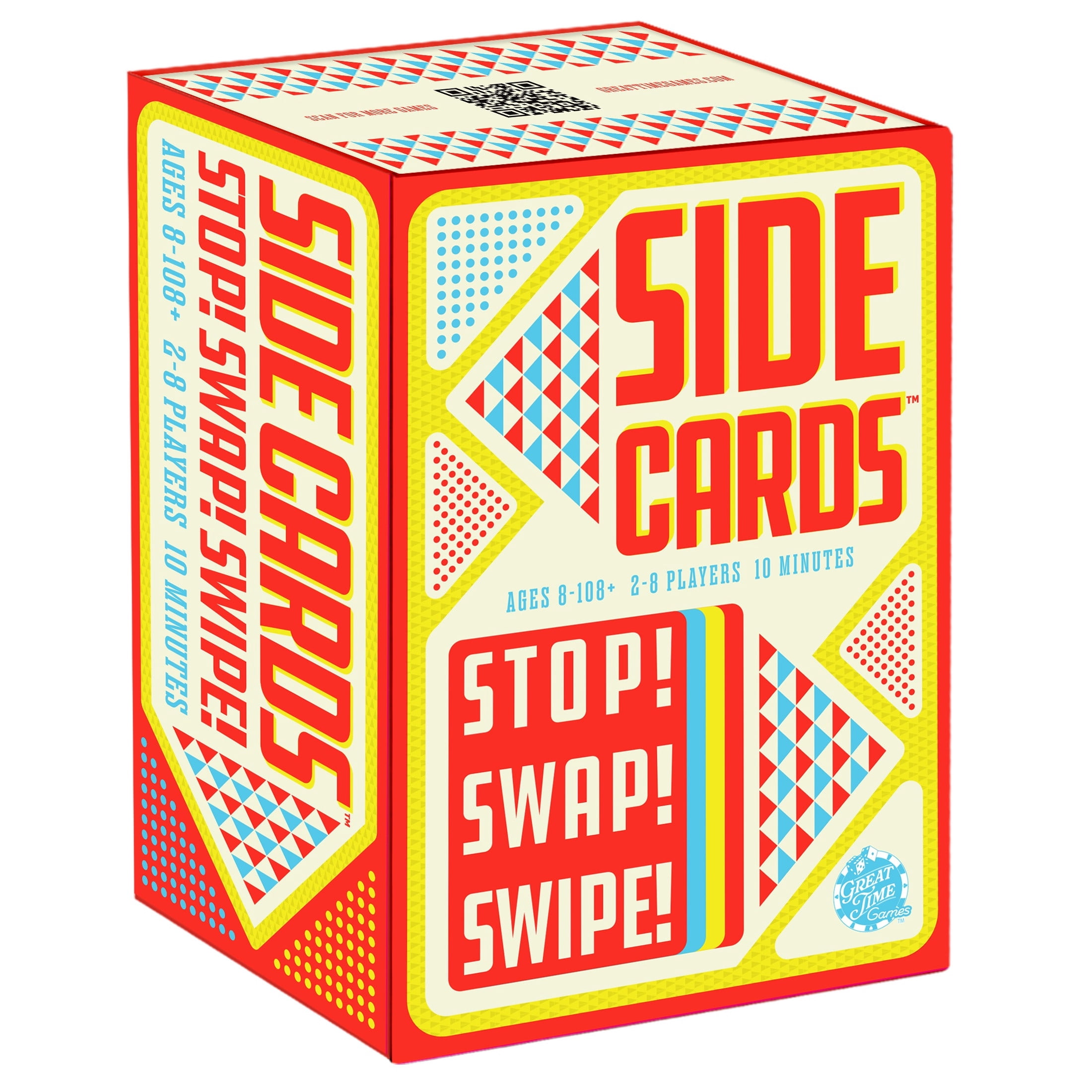 Side Cards by Great Time Games – Fast-Paced Strategy Card Game, Ages 8+, 2–8 Players, (Walmart Exclusive)