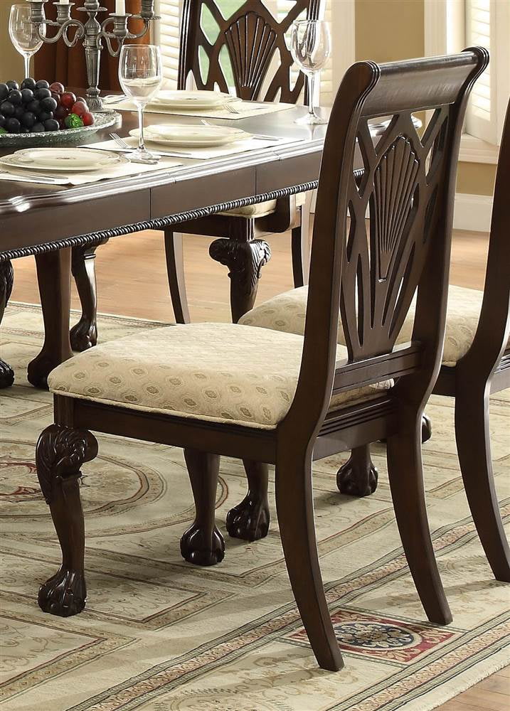 Side Chair in Warm Cherry Finish - Set of 2