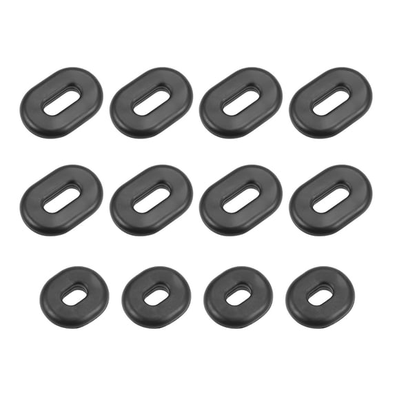 Side Cover Grommet Single Side Rubber Oval Washer 4Set
