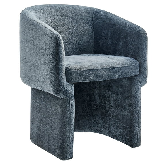 Side Dining Chair Armchair, Blue, Fabric, Bar Pub Cafe Bistro Dining Kitchen Hospitality Restaurant, Modern Contemporary, HB37292