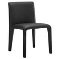 thumbnail image 1 of Side Dining Chair, Black, Faux Leather, Bar Pub Cafe Bistro Dining Kitchen Hospitality Restaurant, Modern Contemporary, HB37842, 1 of 9