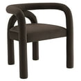 thumbnail image 1 of Side Dining Chair, Brown, Velvet, Bar Pub Cafe Bistro Dining Kitchen Hospitality Restaurant, Modern Contemporary, HB37611, 1 of 9