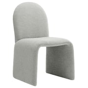 Side Dining Chair, Gray, Fabric, Bar Pub Cafe Bistro Dining Kitchen Hospitality Restaurant, Modern Contemporary, HB37863