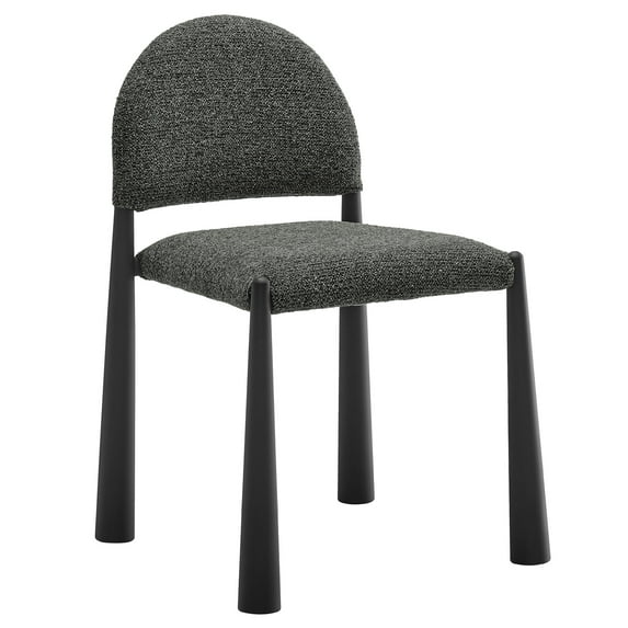 Side Dining Chair, Gray, Fabric, Metal, Bar Pub Cafe Bistro Dining Kitchen Hospitality Restaurant, Modern Contemporary, HB37830