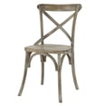 thumbnail image 1 of Side Dining Chair, Grey Gray, Wood, Kitchen Cafe Bistro Hospitality Restaurant, Modern Contemporary HB33835, 1 of 11
