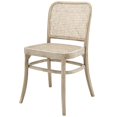 thumbnail image 1 of Side Dining Chair, Grey Gray, Wood, Modern Contemporary Farmhouse Coastal, Kitchen Room Cafe Bistro Restaurant Hospitality, 1 of 8