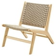 thumbnail image 1 of Side Dining Chair, Natural, Wood, Kitchen Cafe Bistro Hospitality Restaurant, Modern Contemporary HB36064, 1 of 9