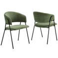 thumbnail image 1 of Side Dining Chair, Set of 2, Black, Fabric, Bar Pub Cafe Bistro Dining Kitchen Hospitality Restaurant, Modern Contemporary, HB37468, 1 of 10