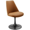 thumbnail image 1 of Side Dining Chair, Tan, Faux Leather, Metal, Bar Pub Cafe Bistro Dining Kitchen Hospitality Restaurant, Modern Contemporary, HB37301, 1 of 10