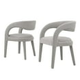 thumbnail image 1 of Side Dining Chair, Taupe Gray, Fabric, Kitchen Cafe Bistro Hospitality Restaurant, Modern Contemporary HB35943, 1 of 10
