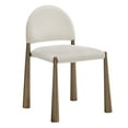 thumbnail image 1 of Side Dining Chair, White, Fabric, Metal, Bar Pub Cafe Bistro Dining Kitchen Hospitality Restaurant, Modern Contemporary, HB37834, 1 of 10