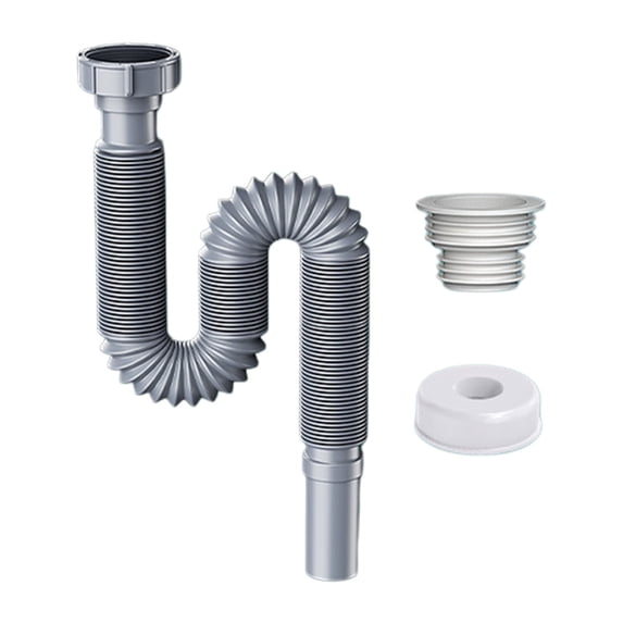 Side Discharges Sink Drain Pipe Sink Sewer Tube Odor Proof Kitchen Sink Drainages