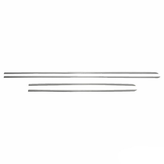 2015-2026 Land Rover Discovery Sport Side Door Molding Trim Skirt Garnish Stainless Steel Silver 4 Pcs