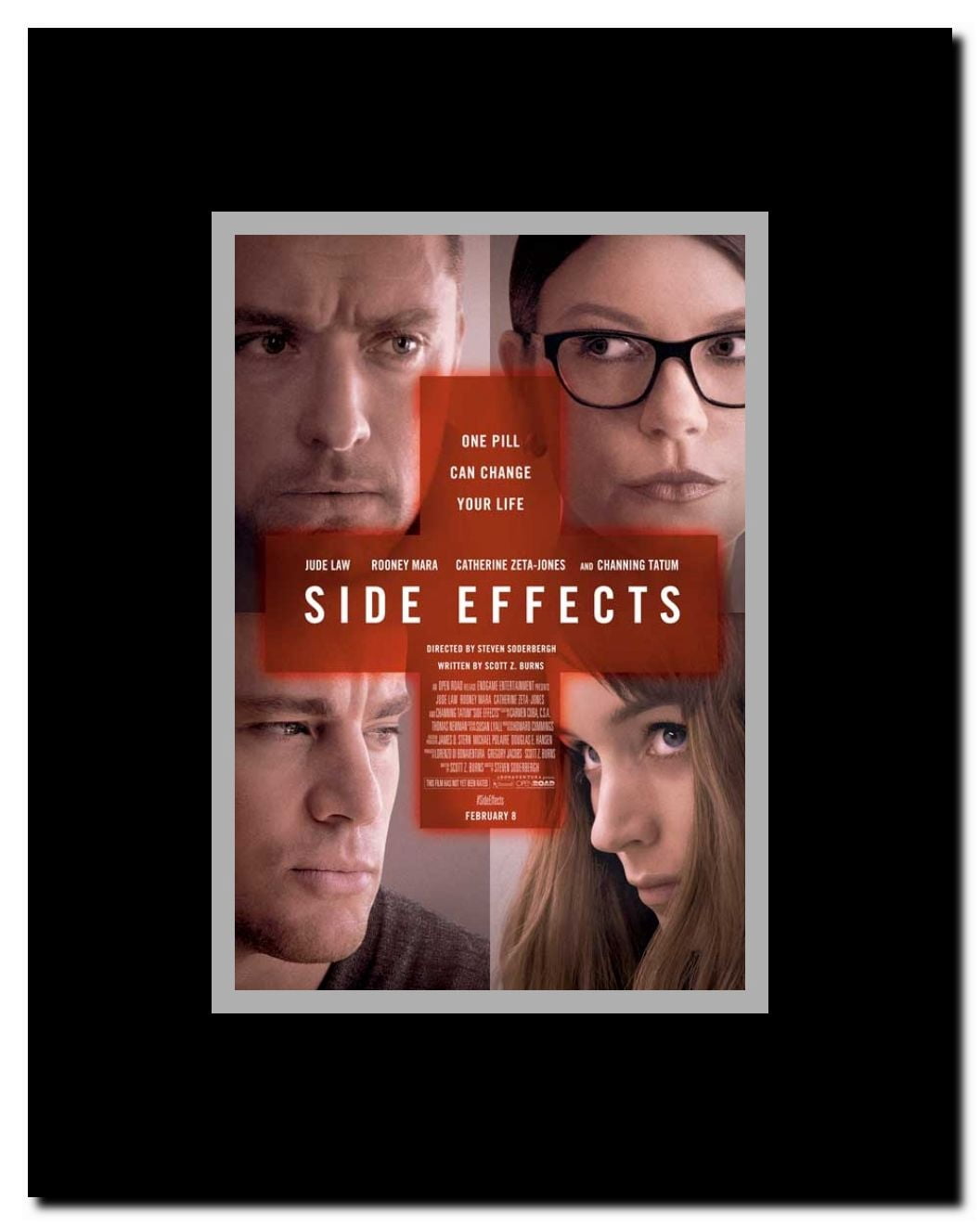 Side Effects Framed Movie Poster