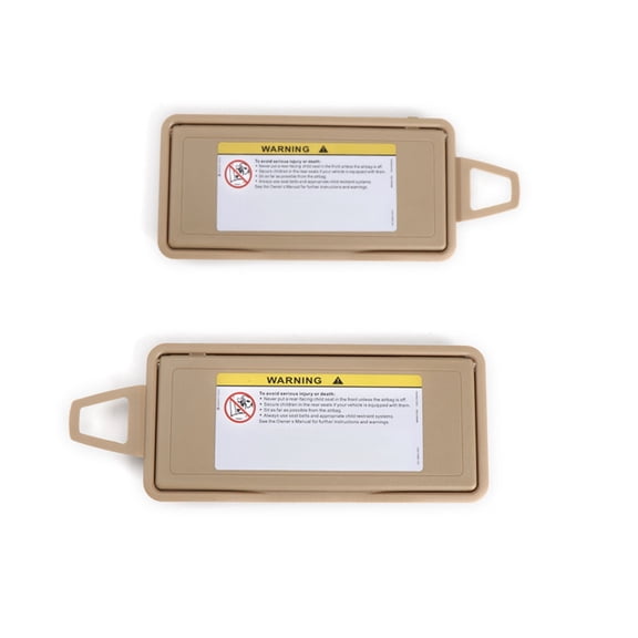 Side For Mercedes-Benz S-Class W221 2006-2013 Left And Right Car Interior Visor Makeup Cosmetic Mirror Cover 2218104117-beige-Pairs