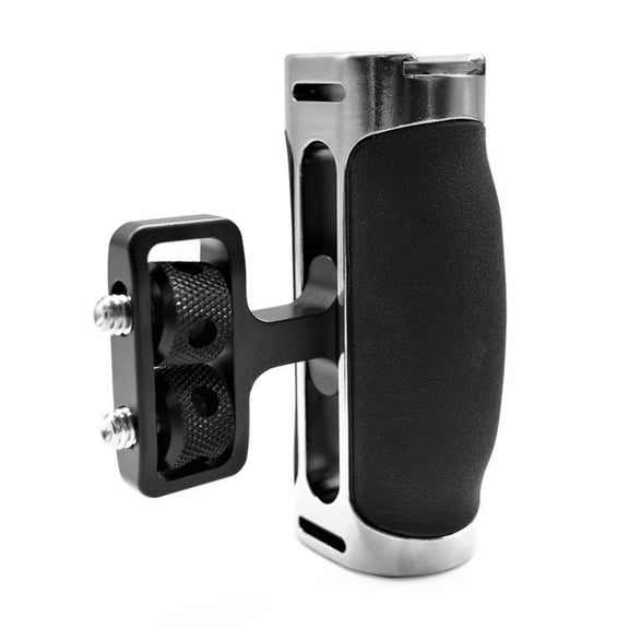 Side Handle Camera Hand Grip Stabilizers For DSLR Cameras Video Cameras With Cold Shoe Mount 1/4-20 Screws Mount