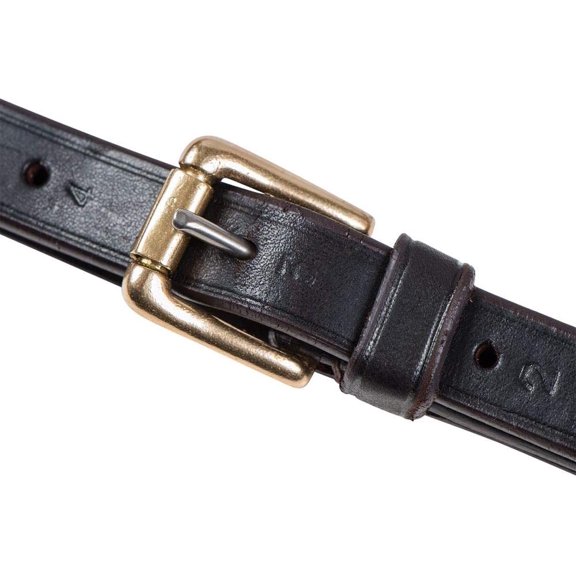 Side Horse Reins | Adjustable Training Aid | Grade A Hand-Rubbed Leather | Oiled for Durability | Elastic at Bit End | Adjusts from 23" - 32"$$Sport & Recreation Other