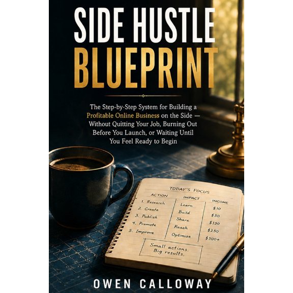 Side Hustle Blueprint: The Step-by-Step System for Building a Profitable Online Business on the Side Without Quitting Yo, (Paperback)
