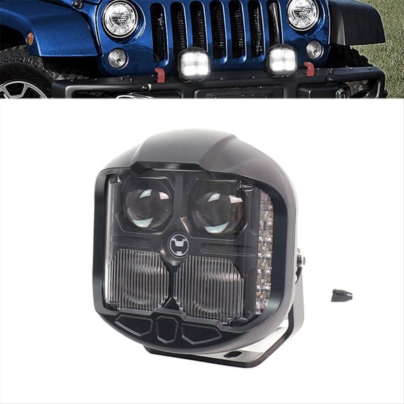 Side Light Work Lamps DRL 6 Inch LED Auxiliary Light for Off Road ATV Modified Lights, Front Bumper Lights,1 * Side Light Work Lamps