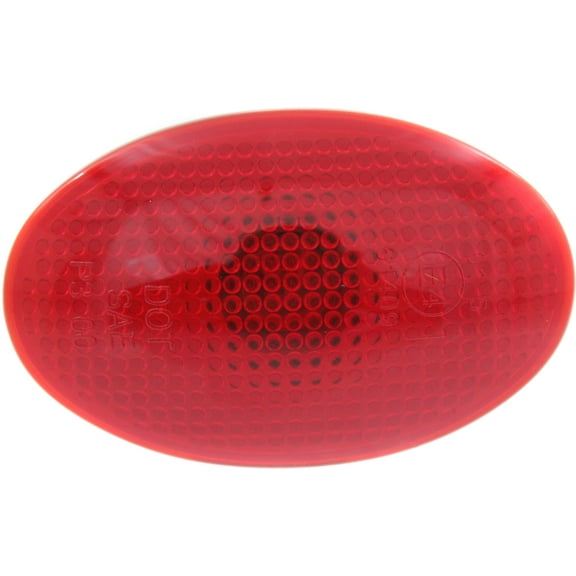 Side Marker Compatible with FORD F-SERIES SUPER DUTY P/U 1999-2007 RH=LH Section Assembly Red Lens
