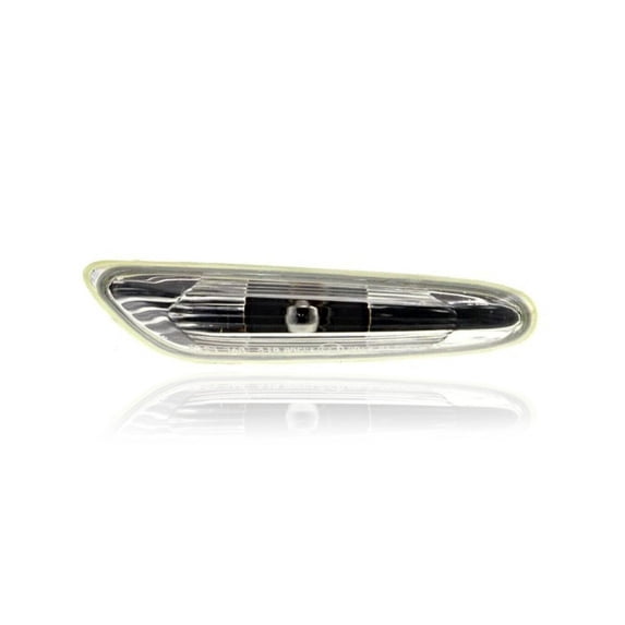 Side Marker Light Assembly - Compatible/Replacement for '06-13 BMW 3-Series, 08-13 1-Series - Clear Lens, On Fender - Left Hand - Driver - 63137253326 - CAPA Fits select: 2007-2013 BMW 328