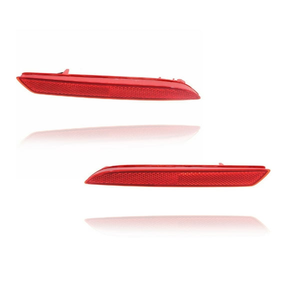 Side Marker Light Assembly - Cooling Direct Fit/For 12-14 Honda CR-V, 10-11 Insight - Rear - Pair, Left Driver + Right Passenger Set - 33505SLJ013, 33555SLJ013