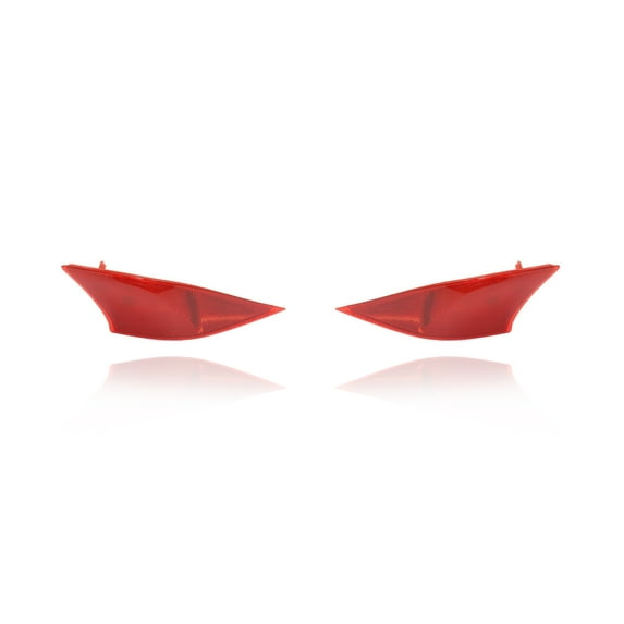Side Marker Light Assembly - Cooling Direct Fit/For LX1185102; LX1184102 14-19 Lexus IS250/IS350/200T/300 - Rear Bumper Reflector, Pair Left and Right Set, NSF