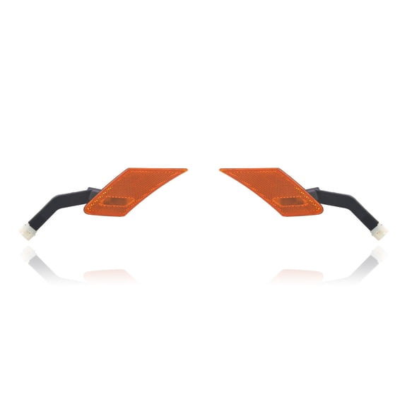 Side Marker Light Assembly - Cooling Direct Fit/For SU00302540, SU00302541 13-16 Scion FR-S, 17-20 Toyota 86 - Pair, Left Driver + Right Passenger Set, NSF