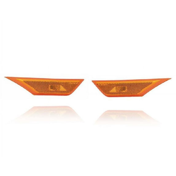Side Marker Light Assembly - Depo Fit/For 16-19 Honda Civic-Coupe/Sedan, 17-21 Civic-Hatchback, 17-20 Type-R - Pair, Left Driver + Right Passenger Set - CAPA - 33800TBAA02, 33850TBAA02