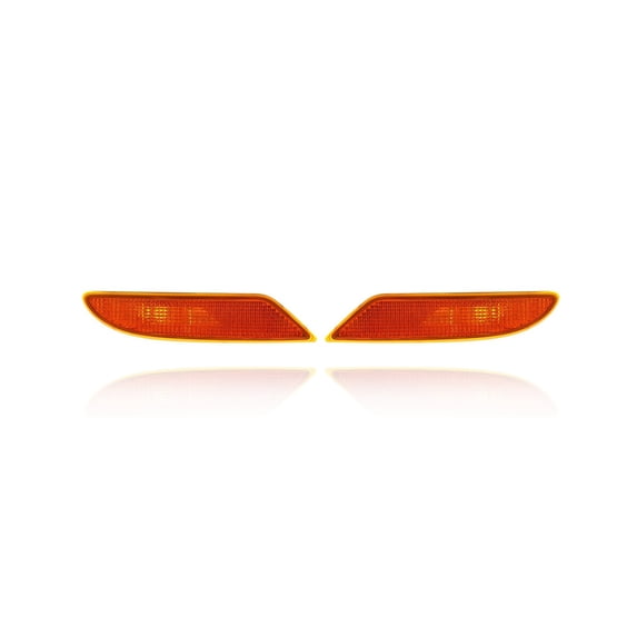 Side Marker Light - Compatible/Replacement for '07-09 Mercedes-Benz S-Class S450/550/600 - Pair, Left Driver + Right Passenger Set - 2218200221, 2218200121