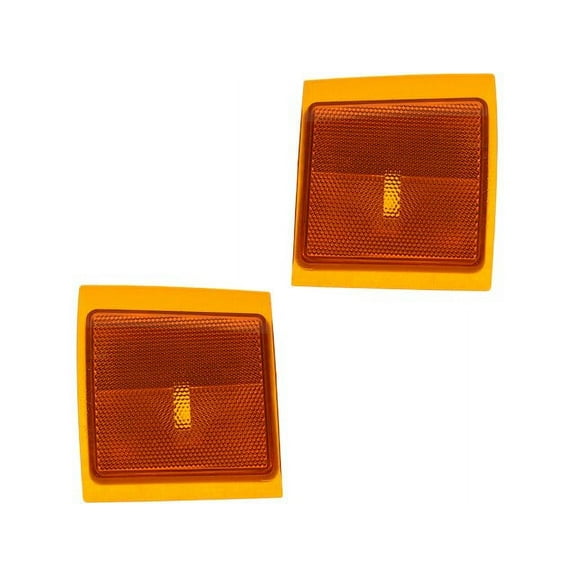 Side Marker Light Set 2 Piece - Compatible with 1994 - 1999 Chevy C1500 1995 1996 1997 1998