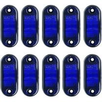 Side Marker Lights, 10pcs 2LED Car Marker Lights Car Side Indicators Lights 12V 24V Front Rear Side Light Position Lamps for Truck Lorry