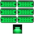 thumbnail image 1 of Side Marker Lights, 6 pcs 12V 24V 8 LED Truck Side Marker Indicators Car Side Indicators Lights for Truck Trailer, 1 of 8