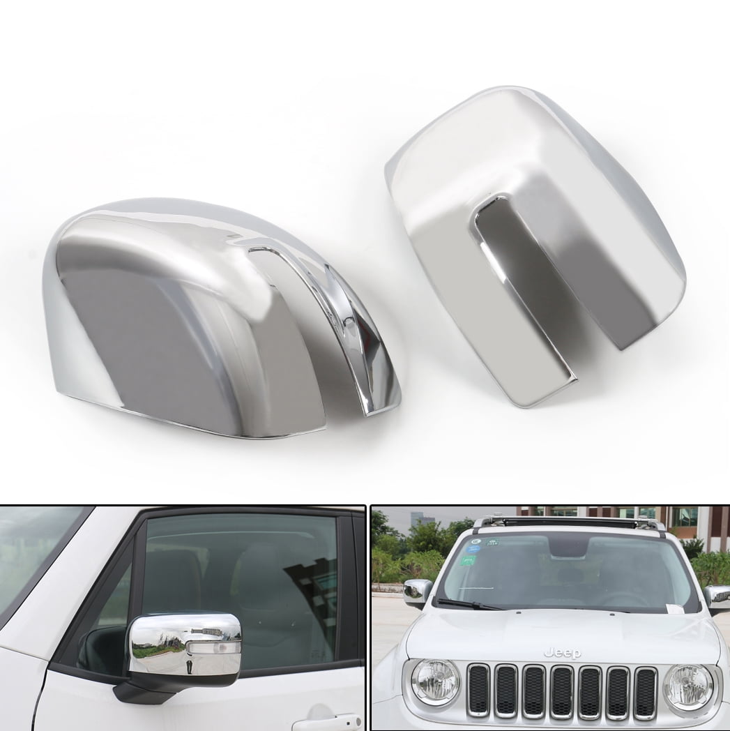 Glossy Black Car Door Handle Cover Trim Frame For Jeep Renegade