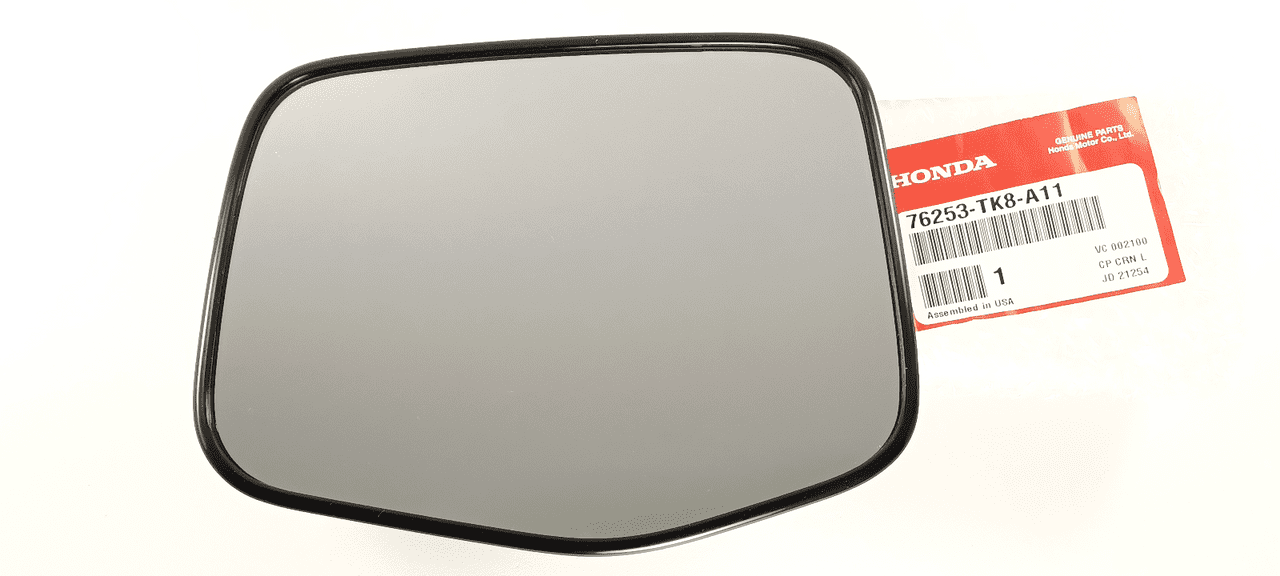 Side Mirror Glass w/Holder Heated Left Driver Side OEM For 11-13 Odyssey