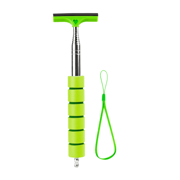 Side Mirror Squeegee, Car Mirror Squeegee with Retractable Handle, Portable Rearview Mirror Wiper for Rainy and Foggy Weather, Universal Car Cleaning Accessory