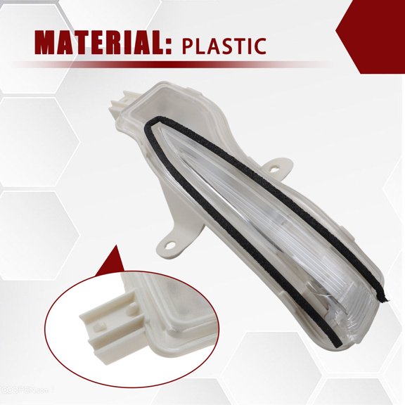 Side Mirror Turn Signal Flasher Light Passenger Side for 2015-2016 Mazda CX-5