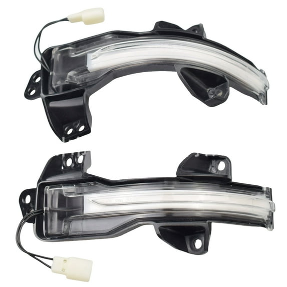 Side Mirror Turn Signal Lights, Fits For Honda CR-V 2012-2021, For Accord 2013-2017, For Honda City 2014-2019, OEM: T346674, Side Mirror Lights Accessories, Turn Marker Lamp.-Transparent-A Pair