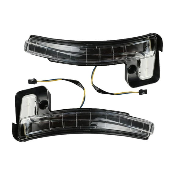 Side Mirror Turn Signals Lights For Jeep Compass 2017 2018 2019 2020 2021, Running Parking Light Indicator, Led Lights For Mirror-black-Left And Right Side