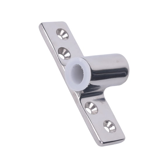 Side Mount Oarlock Holder Bracket 316 Stainless Steel Round Socket Four Hole Base Boat Fitting for Dockside Repair Upgrade Tasks Daily