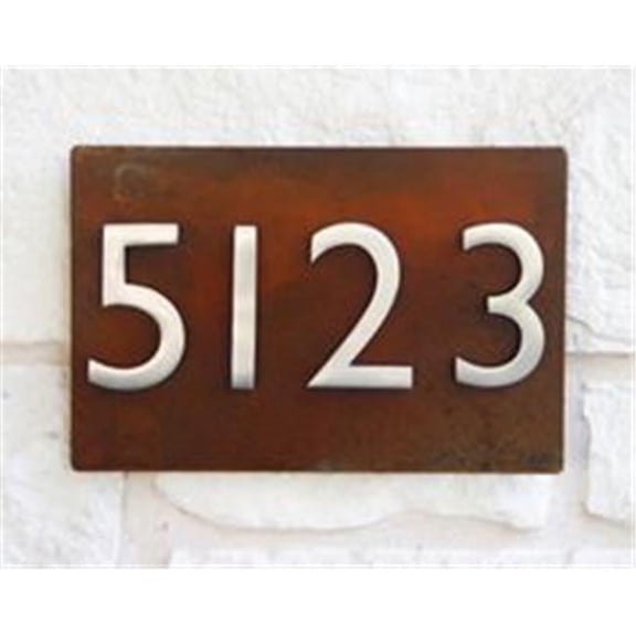 Side Mounting Address Plaques - Black