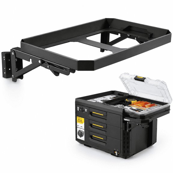 Side Mounting Plate for Toughbuilt Stacktech Compact Tool Box and Tool Bag Systems