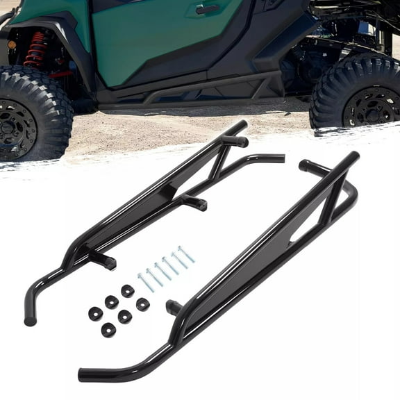 Side Nerf Bar Rock Sliders Tree Kicker For Can Am Maverick X3 2017-2024 2-Seater