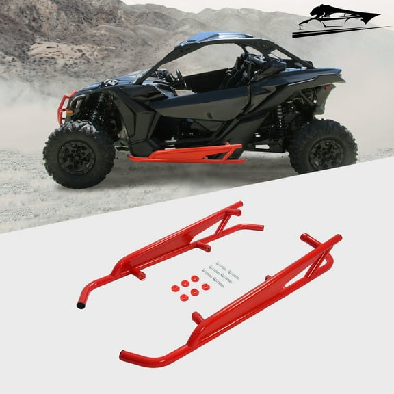 Side Nerf Bars Rock Sliders 2-Doors Tree Kicker For Can Am Maverick X3 2017-2024