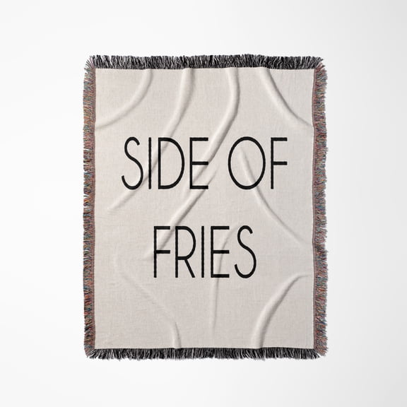 Side Of Fries, Woven Blanket