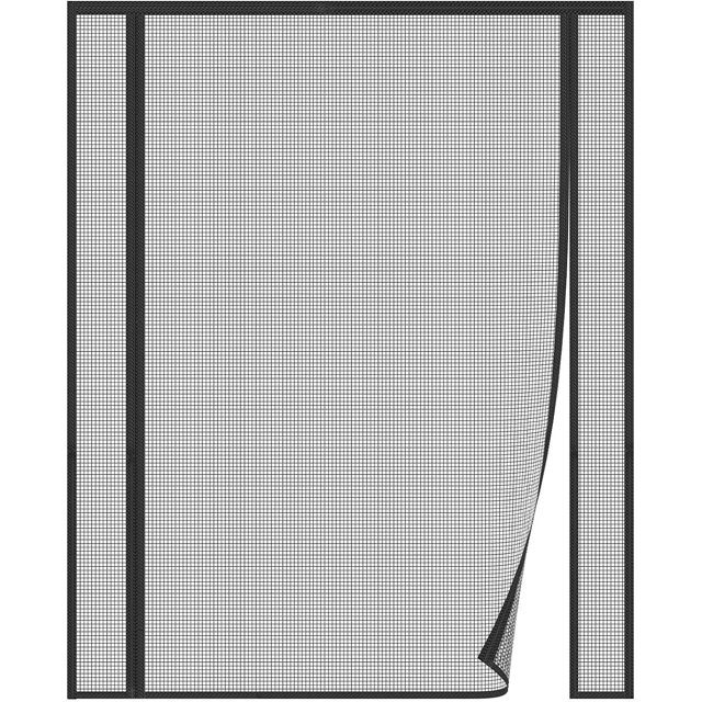 Side Opeig Mageic Scree Door Fis Door Size 74 x 88 ich, Scree Size 76